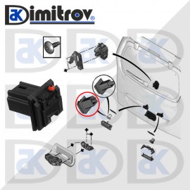 Накрайник на микропрекъсвач Peugeot 206 207 307 308 407 5008 Partner Tepee